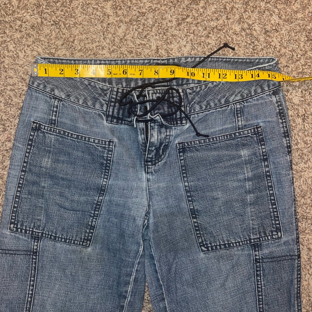 MODA International Surfer Tie Jeans size 6